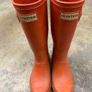 Hunter Vibrant Red Waterproof Boots